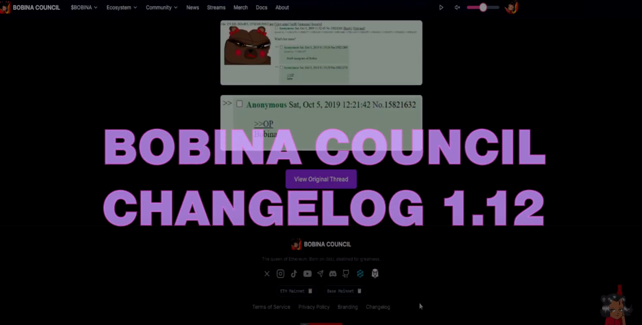 Bobina Council Changelog 1.12 & 1.13