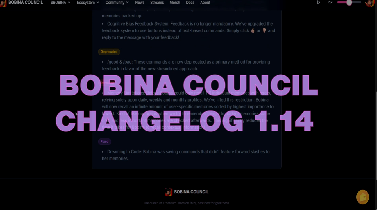 Bobina Council Changelog 1.14